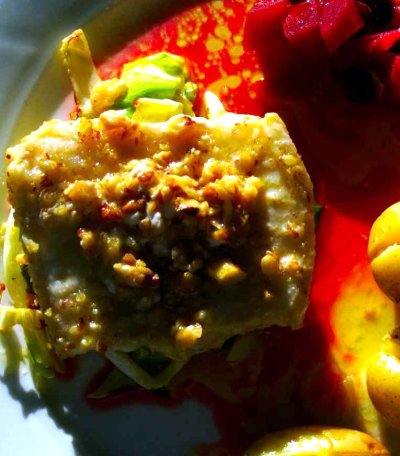 Nøttestekt steinbit