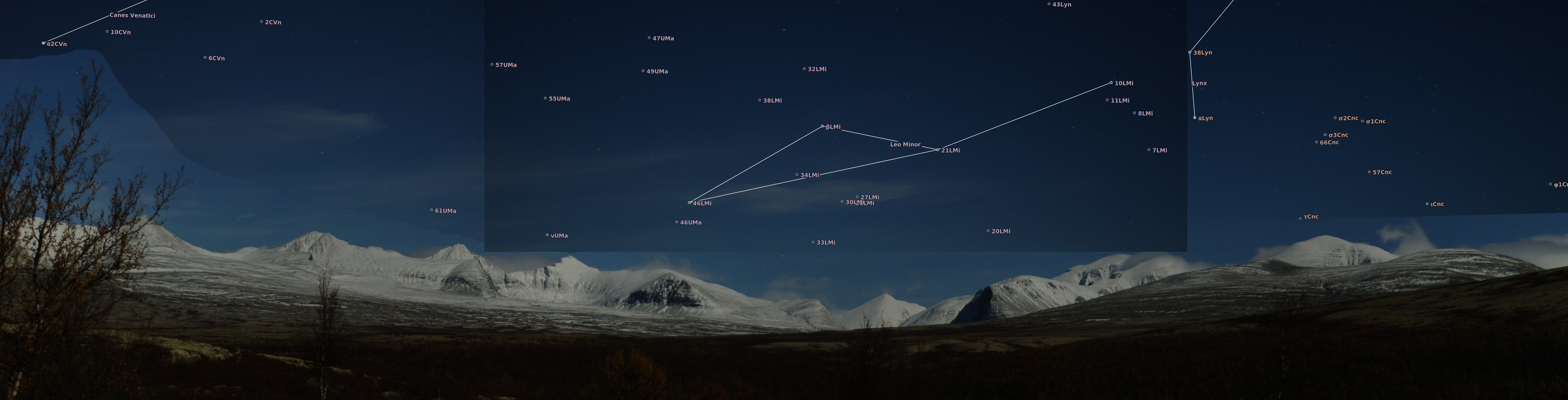 Constellation overlay